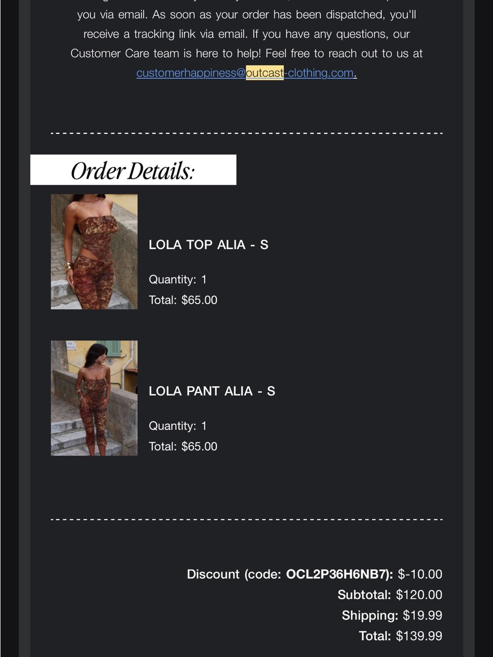 Outcast Brown Lace Corset - Set - Picture 3 of 4